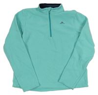 Světlemodrá fleecová funkční mikina Quechua 