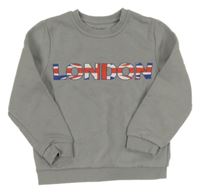 Šedá mikina s nápisem Primark