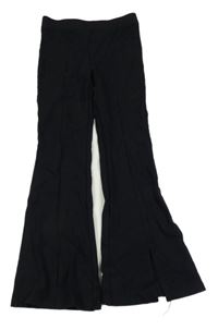 Černé flare tepláky Page one young