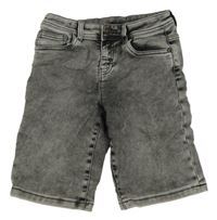 Šedé teplákové riflové kraťasy C&A