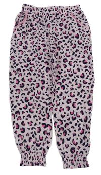 Růžové vzorované harémové kalhoty Kiki&Koko