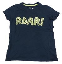 Tmavomodré tričko s nápisem Little kids