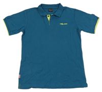 Petrolové polo tričko Trollkids vel. 176