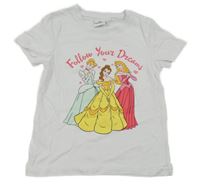 Bílé tričko s princeznami zn.Disney