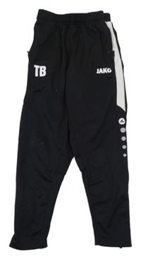 Černo-bílé sportovní kalhoty Jako