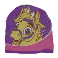 Fialovo-purpurovo-růžová čepice s Blondie Disney