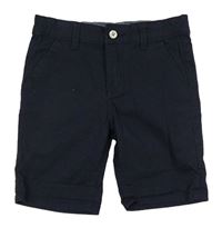Tmavomodré plátěné kraťasy Denim Co.