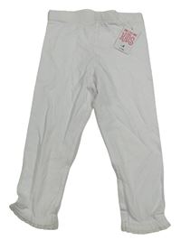 Nové - Bílé capri legíny Matalan