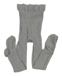 Šedé vzorované punčocháče Next