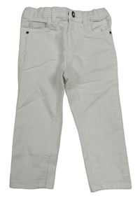 Bílé teplákové skinny rifle Zara