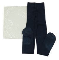 Nové - Tmavomodré punčocháče M&S