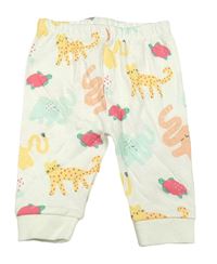 Smetanové lehké tepláky se zvířaty George