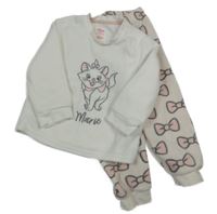 Smetanovo-světlerůžové fleecové pyžamo s Marií Primark