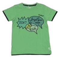 Zelené tričko s nápisem Name it