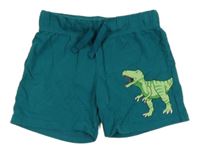 Zelené bavlněné kraťasy s dinosaurem H&M