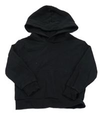 Černá mikina s kapucí H&M