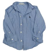 Světlemodrá košile s výšivkou H&M