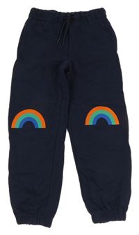 Tmavomodré tepláky s duhami Lupilu