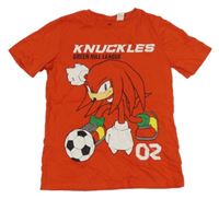 Červené tričko s potiskem H&M