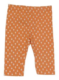 Oranžové crop legíny se zmrzlinami Lupilu