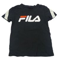 Černé tričko s logem Fila 