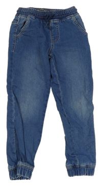 Modré teplákové cuff rifle Denim Co.