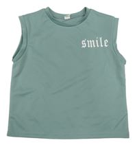 Zelené tílko s nápisem Shein