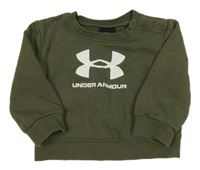 Khaki mikina s logem Under Armour
