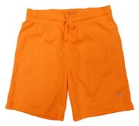 Neonově oranžové sportovní kraťasy Primark