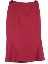 Dámská tmavorůžová midi sukně Jenny D. 