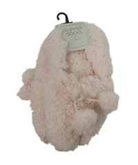 Nové - Dámské světlerůžové huňaté domácí bačkory Primark vel. 36-38