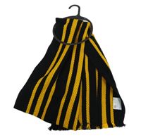 Nové - Dámská černo-žlutá pruhovaná šála 