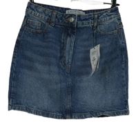 Nové - Dámská modrá riflová sukně Denim 