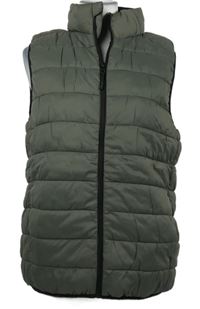 Pánská khaki šusťáková zateplená vesta zn Primark 