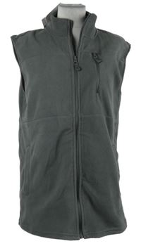 Nové - Pánská šedá fleecová vesta Identic 