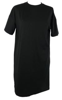 Dámské černé tričkové šaty Amisu 