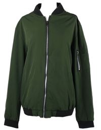 Pánský khaki šusťákový jarní bomber 