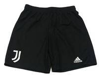 Černé sportovní kraťasy s logem Adidas