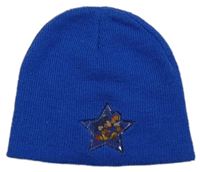 Modrá čepice s Mickey Mousem