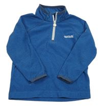 Modrá fleecová funknčí mikina s logem Regatta