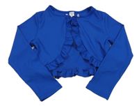 Modré žebrované bolerko Shein