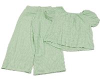 2set- mátové mačkané crop tričko Zara