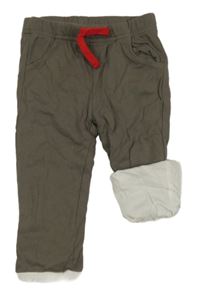 Šedé bavlněné podšité kalhoty Disney