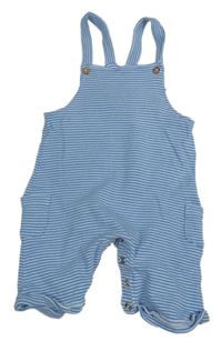 Modro-bílé pruhované laclové tepláky Matalan