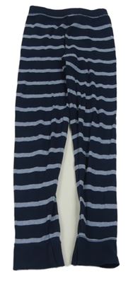 Tmavomodro-modré pruhované spodní kalhoty C&A
