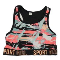 Černo-neonová sportovní lambáda Zeeman