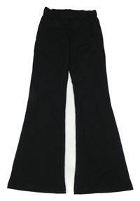 Černé flare kalhoty H&M