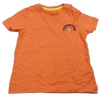 Oranžové tričko s duhou F&F