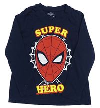 Tmavomodré triko se Spider-manem Marvel