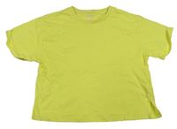 Žluté crop tričko F&F